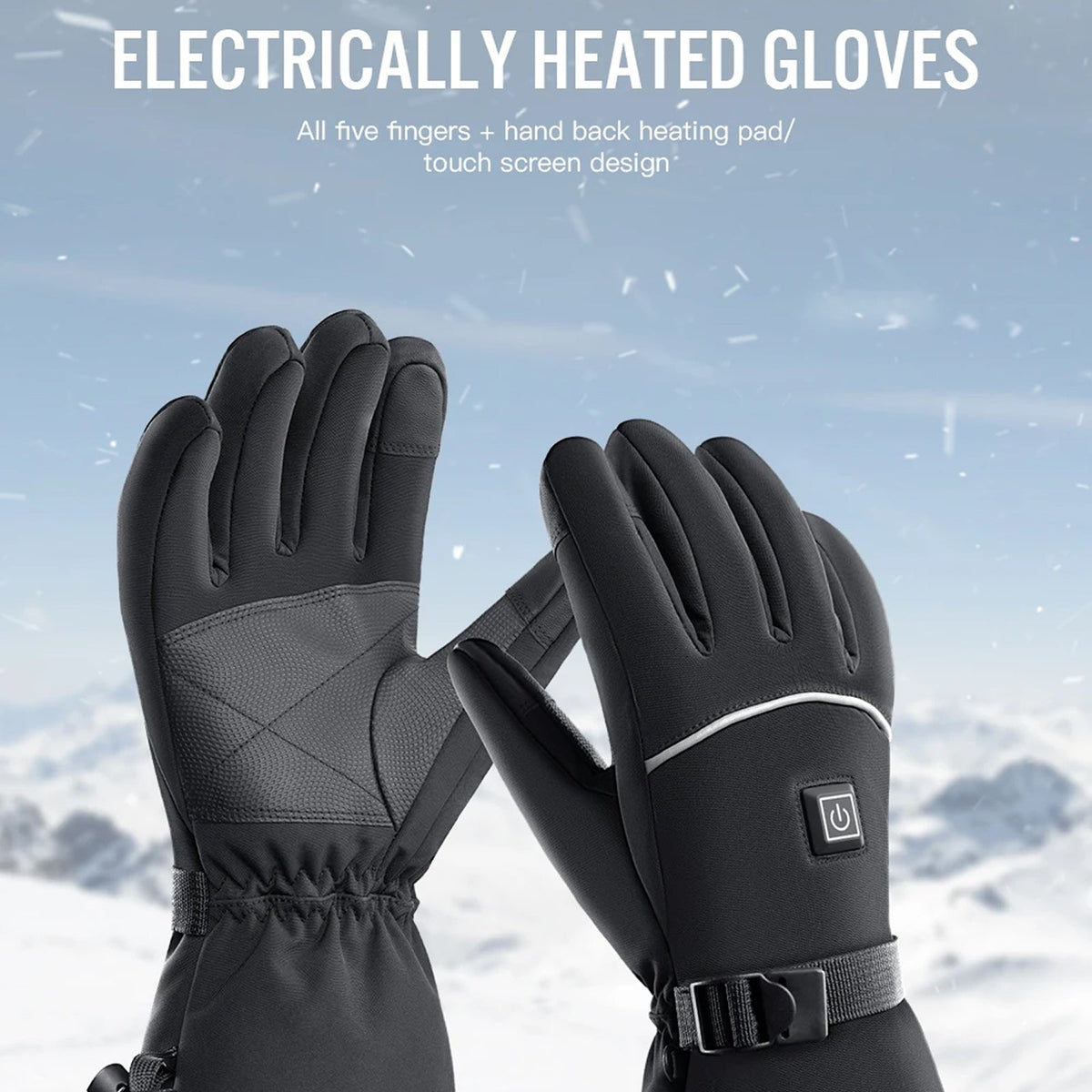 HeiGlaxi Heated Gloves - Full Hand Rechargeable Winter Warmth