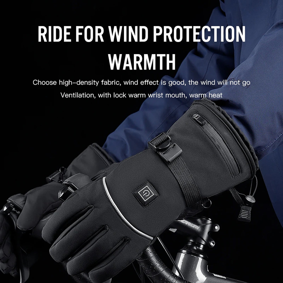 HeiGlaxi Heated Gloves - Full Hand Rechargeable Winter Warmth