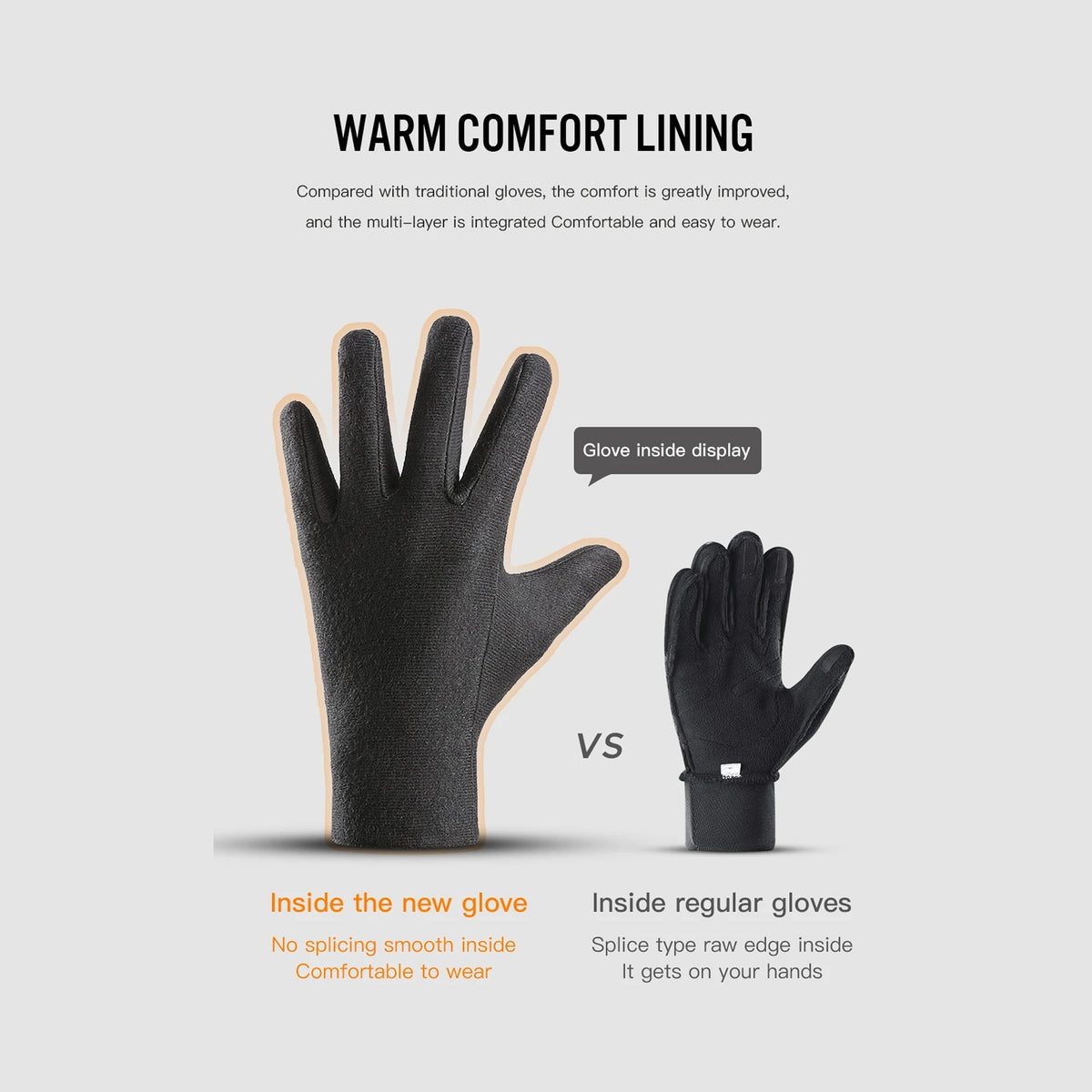 HeiGlaxi Heated Gloves - Full Hand Rechargeable Winter Warmth