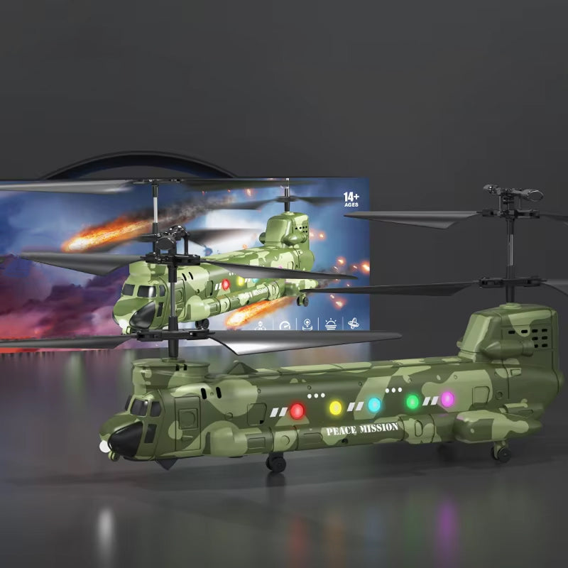 HeliZapix Kids' RC Helicopter with Intelligent Optical Flow Positioning, 1080P HD Aerial Camera, and One-Button Launch System