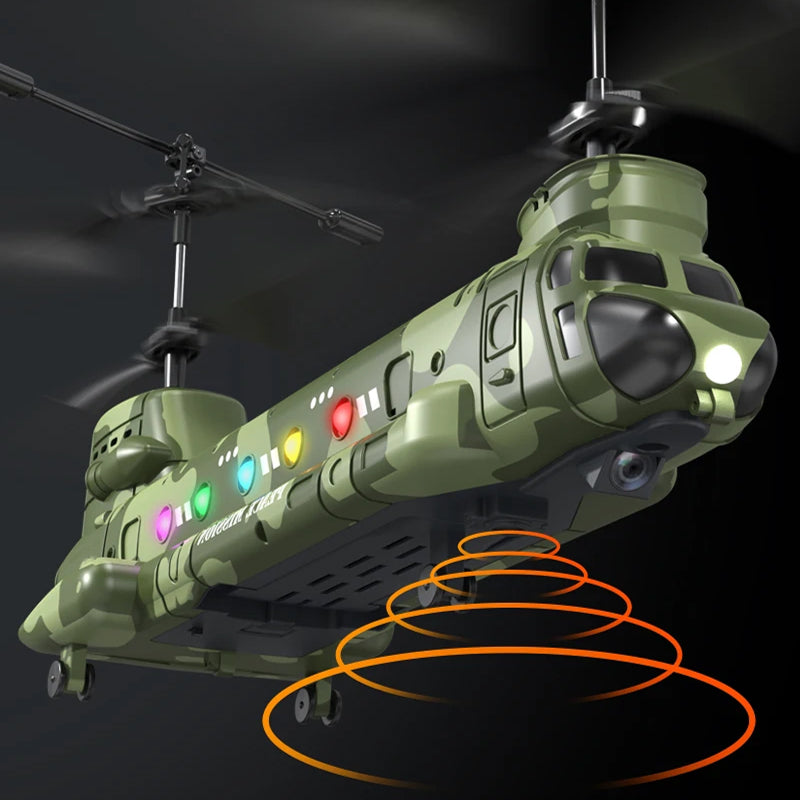 HeliZapix Kids' RC Helicopter with Intelligent Optical Flow Positioning, 1080P HD Aerial Camera, and One-Button Launch System
