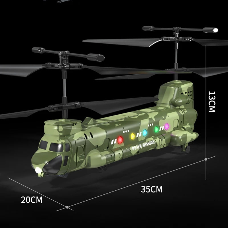 HeliZapix Kids' RC Helicopter with Intelligent Optical Flow Positioning, 1080P HD Aerial Camera, and One-Button Launch System