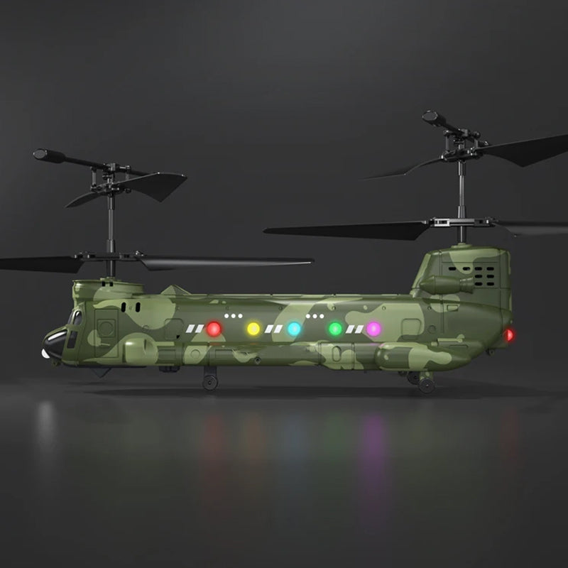 HeliZapix Kids' RC Helicopter with Intelligent Optical Flow Positioning, 1080P HD Aerial Camera, and One-Button Launch System