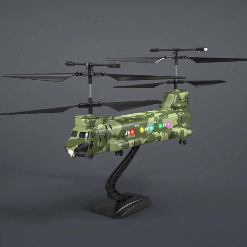 HeliZapix Kids' RC Helicopter with Intelligent Optical Flow Positioning, 1080P HD Aerial Camera, and One-Button Launch System