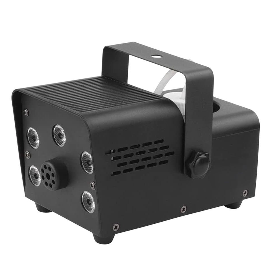 HexieMist 6500 CFM Fog Machine with 12 Color RGB LED Lights, Dual Remote Control and 2-Minute Rapid Warm-Up