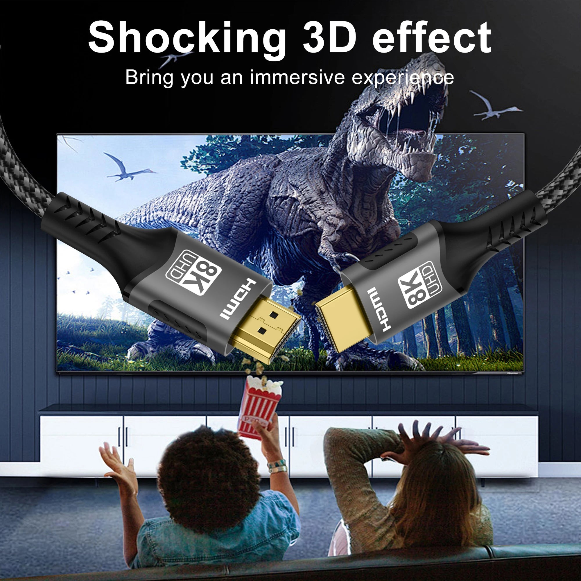 HimiBlixa 8K HDMI 2.1 Ultra High Speed Cable