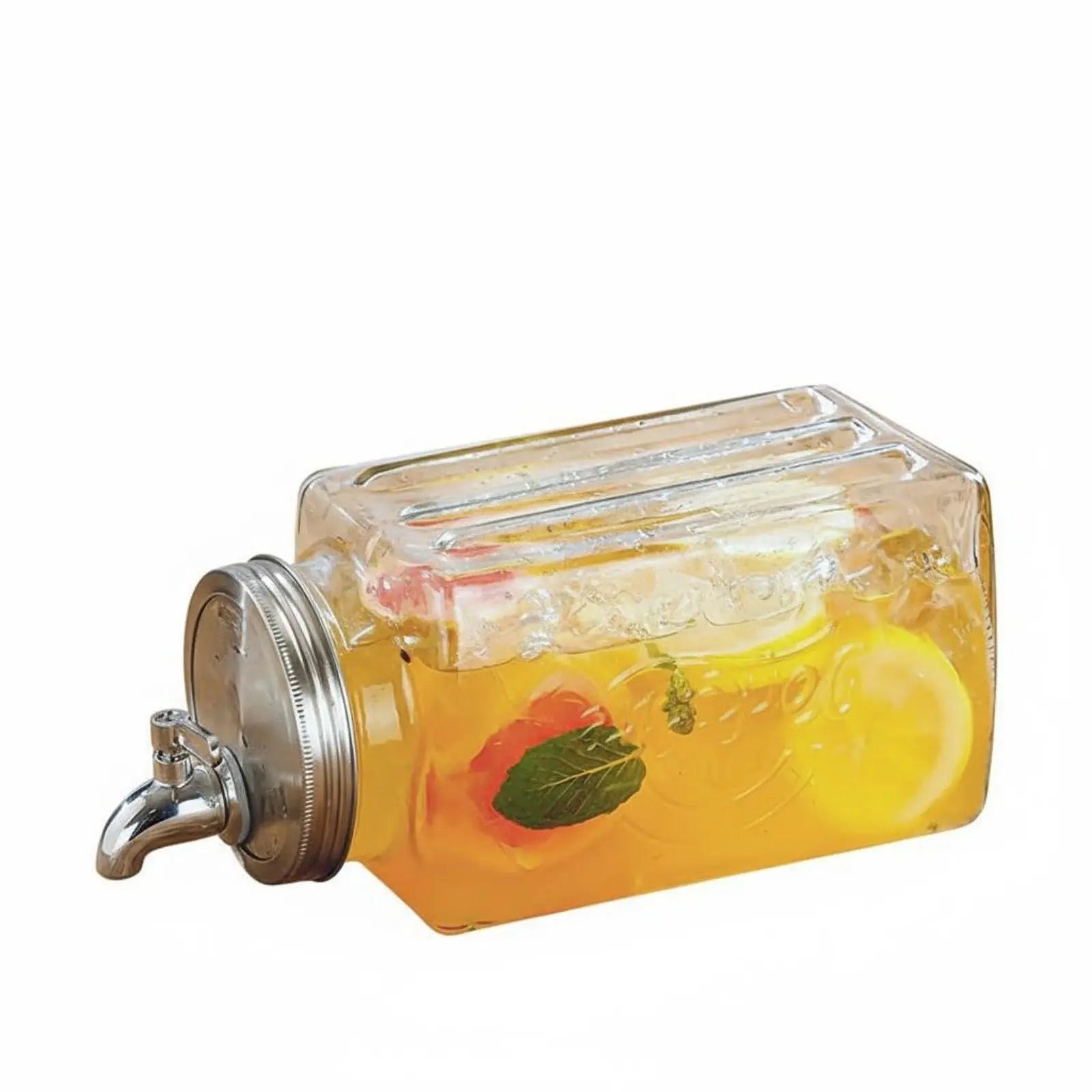 HionFrax 3L Glass Beverage Dispenser with Leak-Resistant Spigot