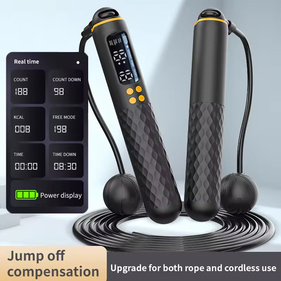 JaliRope Smart Jump Rope with Ropeless Weighted Balls and App