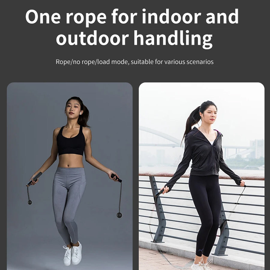 JaliRope Smart Jump Rope with Ropeless Weighted Balls and App