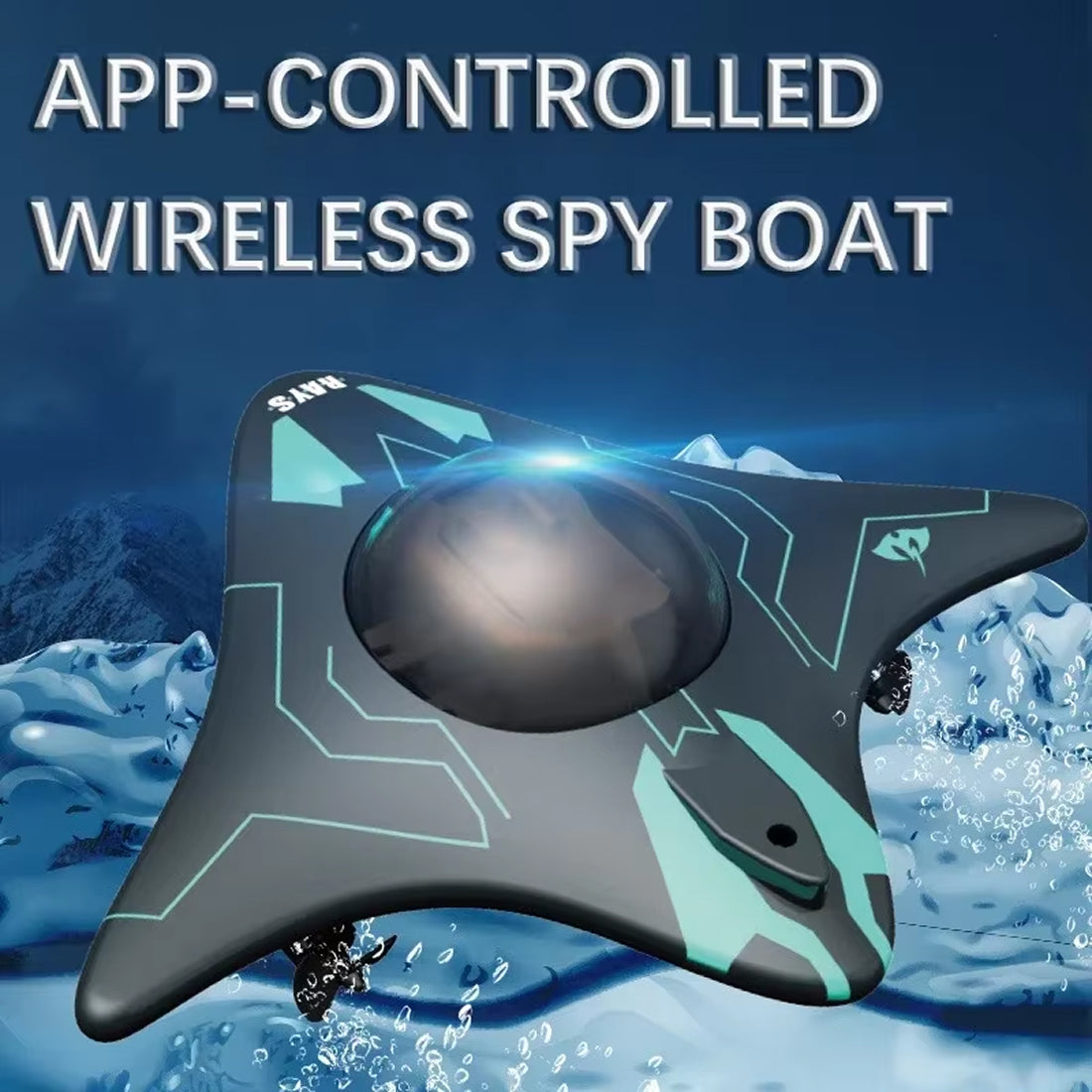 JetixBoat 40km/h RC Boat with Real-Time HD Underwater Camera