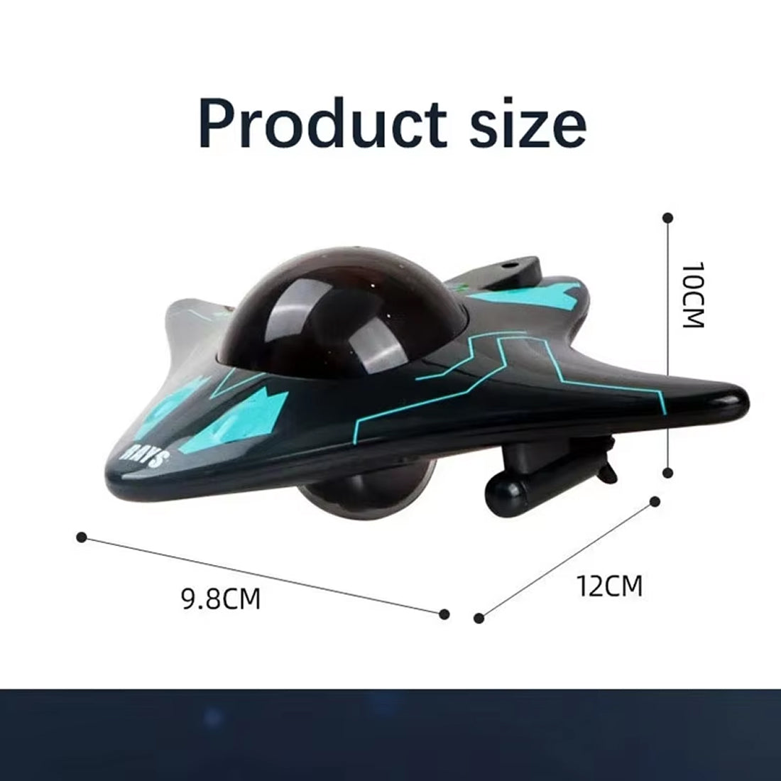 JetixBoat 40km/h RC Boat with Real-Time HD Underwater Camera