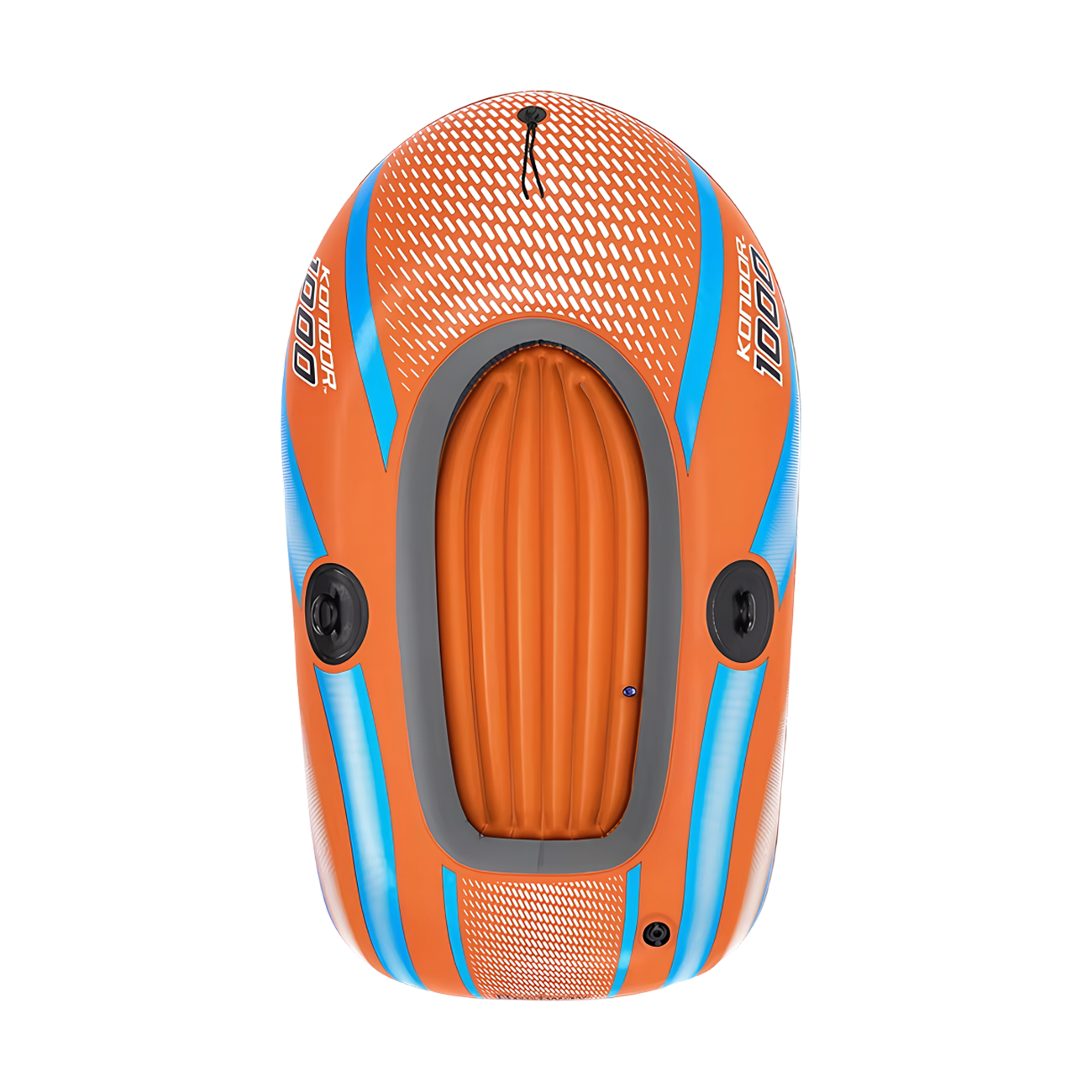KayixMax Inflatable Kayak Heavy-Duty PVC 8-Min Rapid Inflation with Pump and Paddles