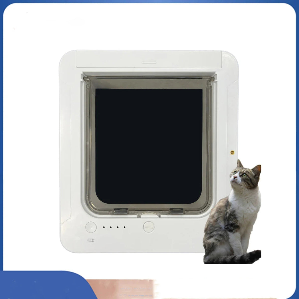 Keepilco Smart RFID Microchip Pet Door with 4 Locking Modes