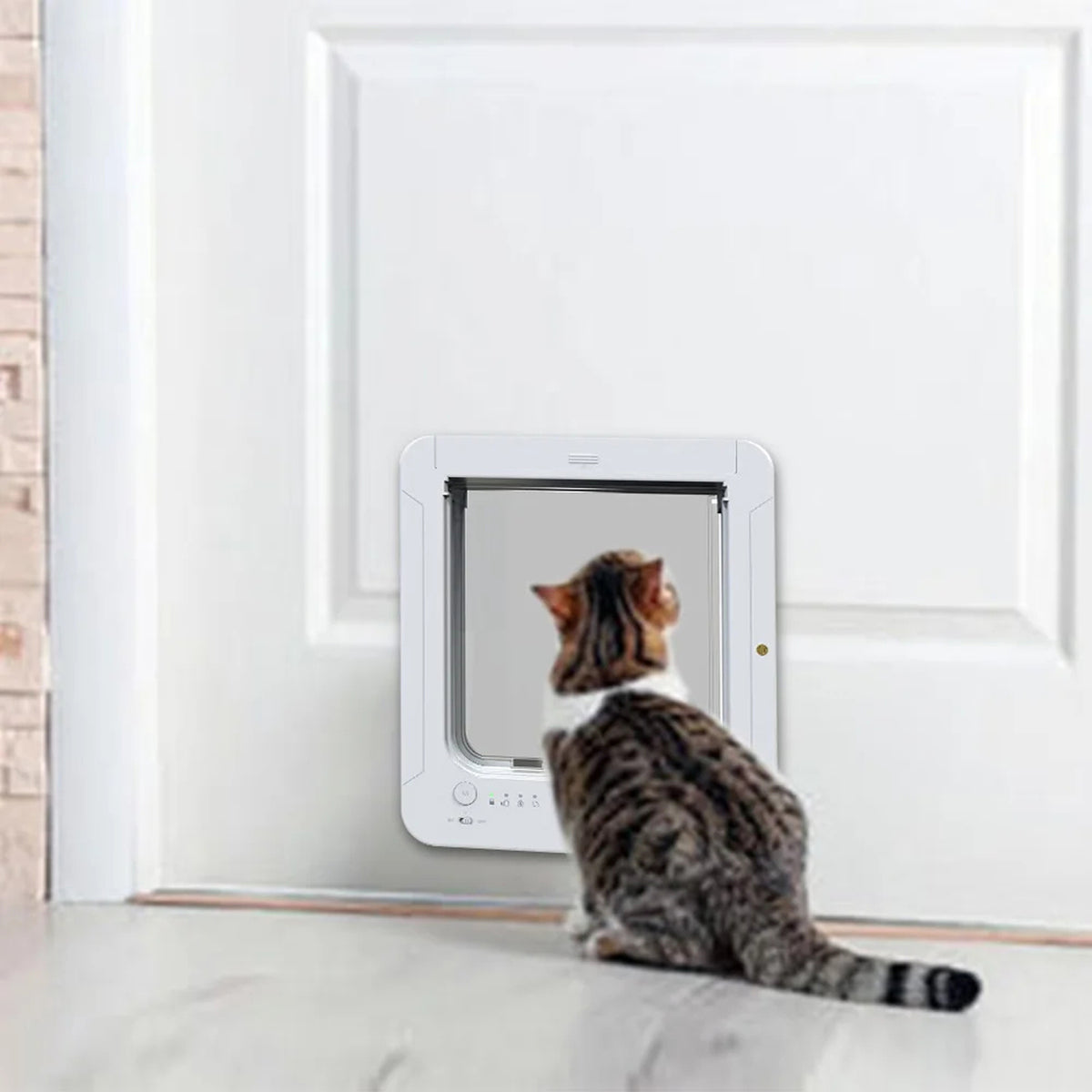 Keepilco Smart RFID Microchip Pet Door with 4 Locking Modes