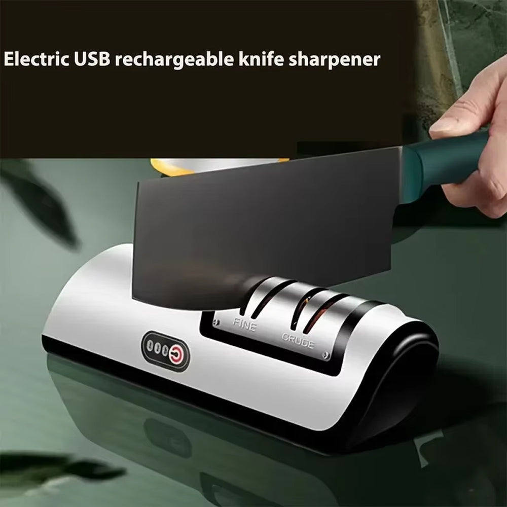 KnifiMix Cordless Electric Knife Sharpener USB Rechargeable