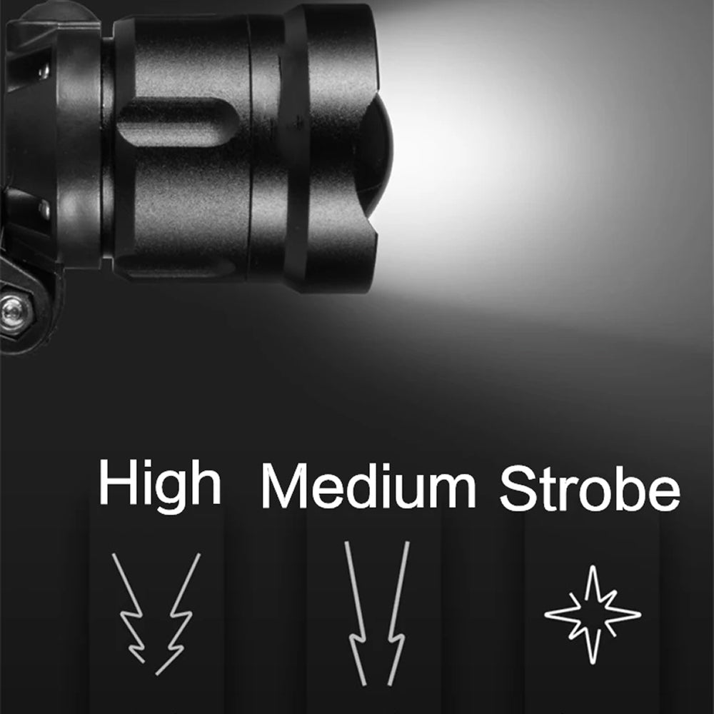 LamiTraxi Trail Running Headlamp 2500m Long-Range P100 LED IPX6 Zoomable Power Bank