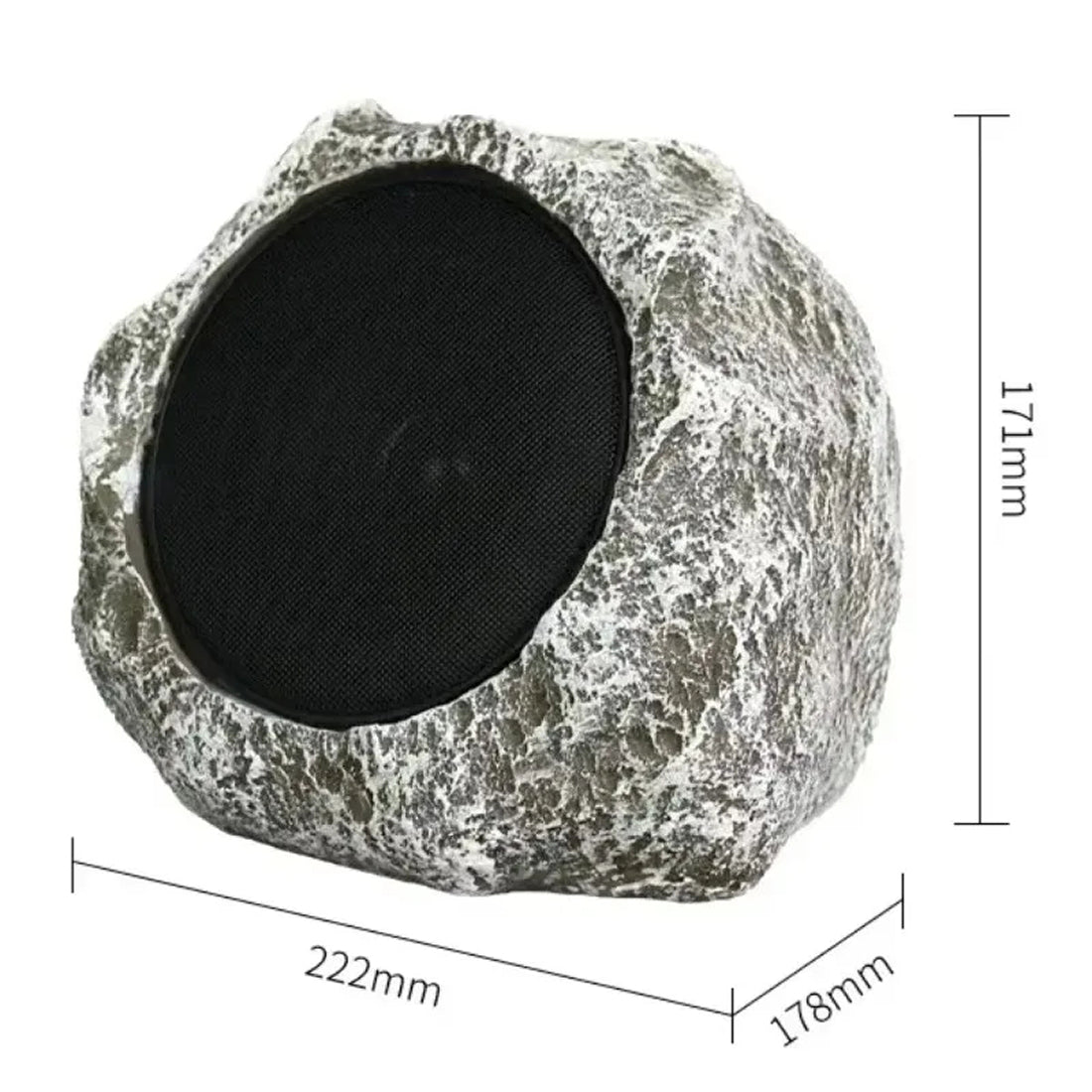 LarnClis Solar Powered Waterproof Rock Speaker