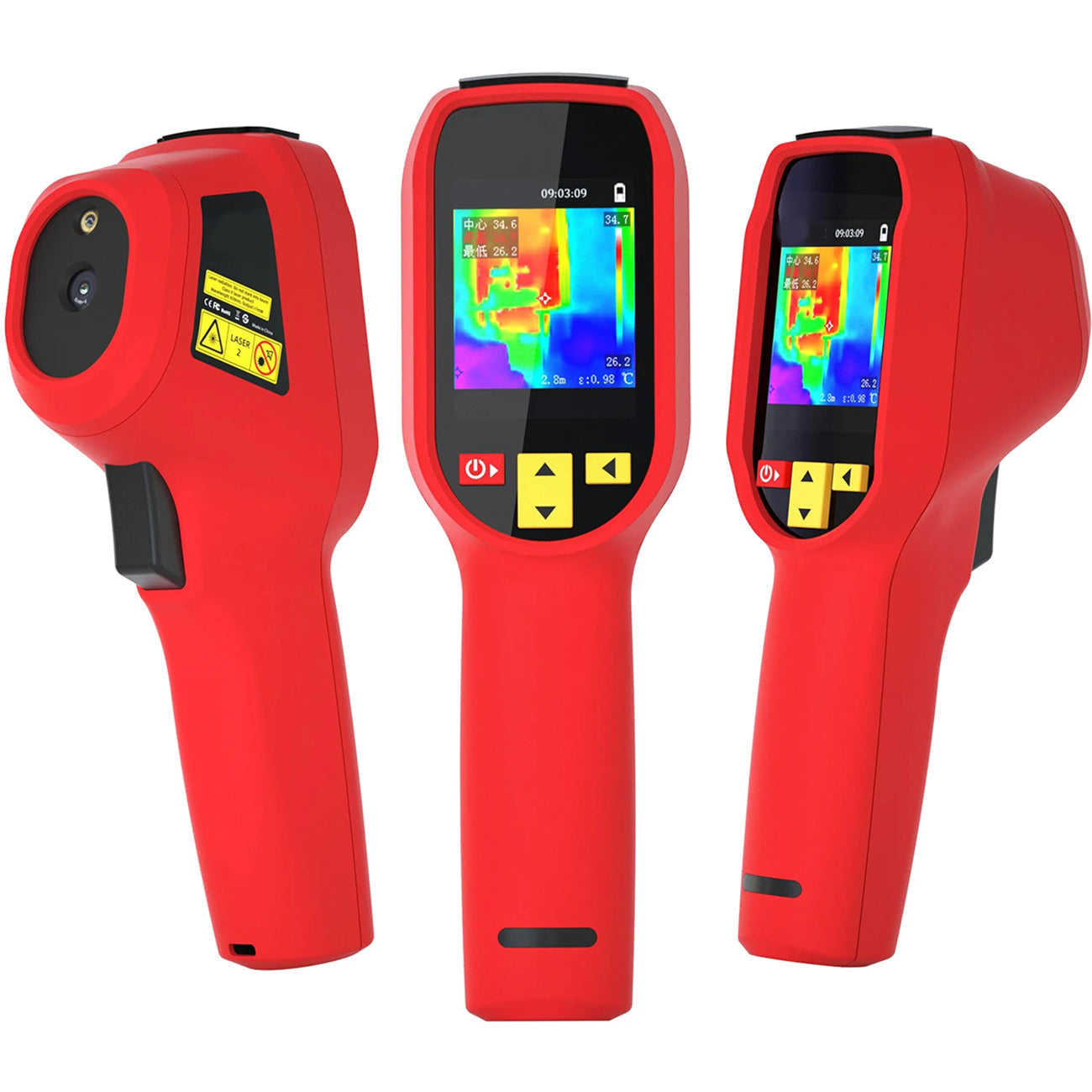 LensFlaro Thermal Imaging Camera 240x240 Resolution with -20°C to 550°C Range, 15 Color Modes and 4GB Storage