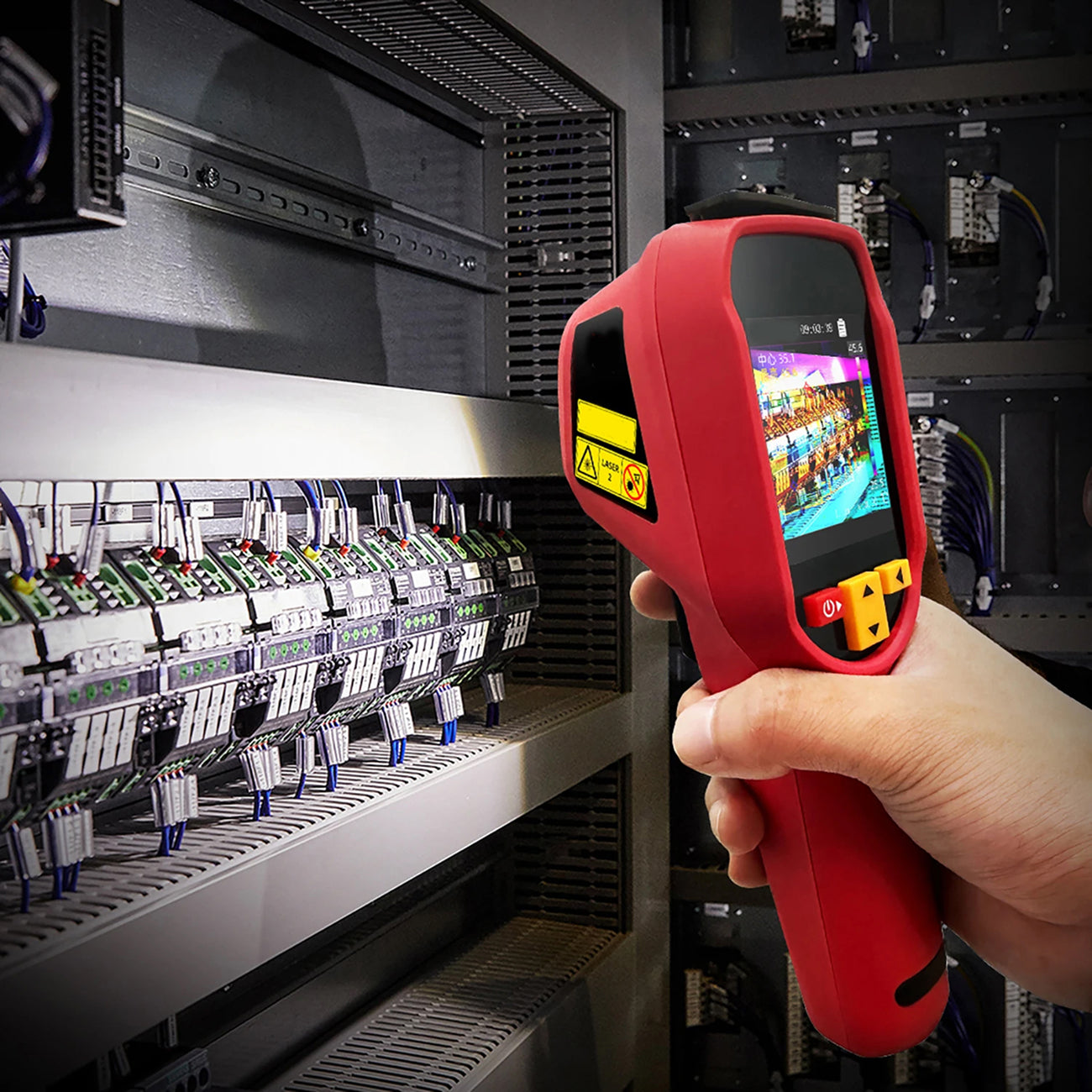 LensFlaro Thermal Imaging Camera 240x240 Resolution with -20°C to 550°C Range, 15 Color Modes and 4GB Storage
