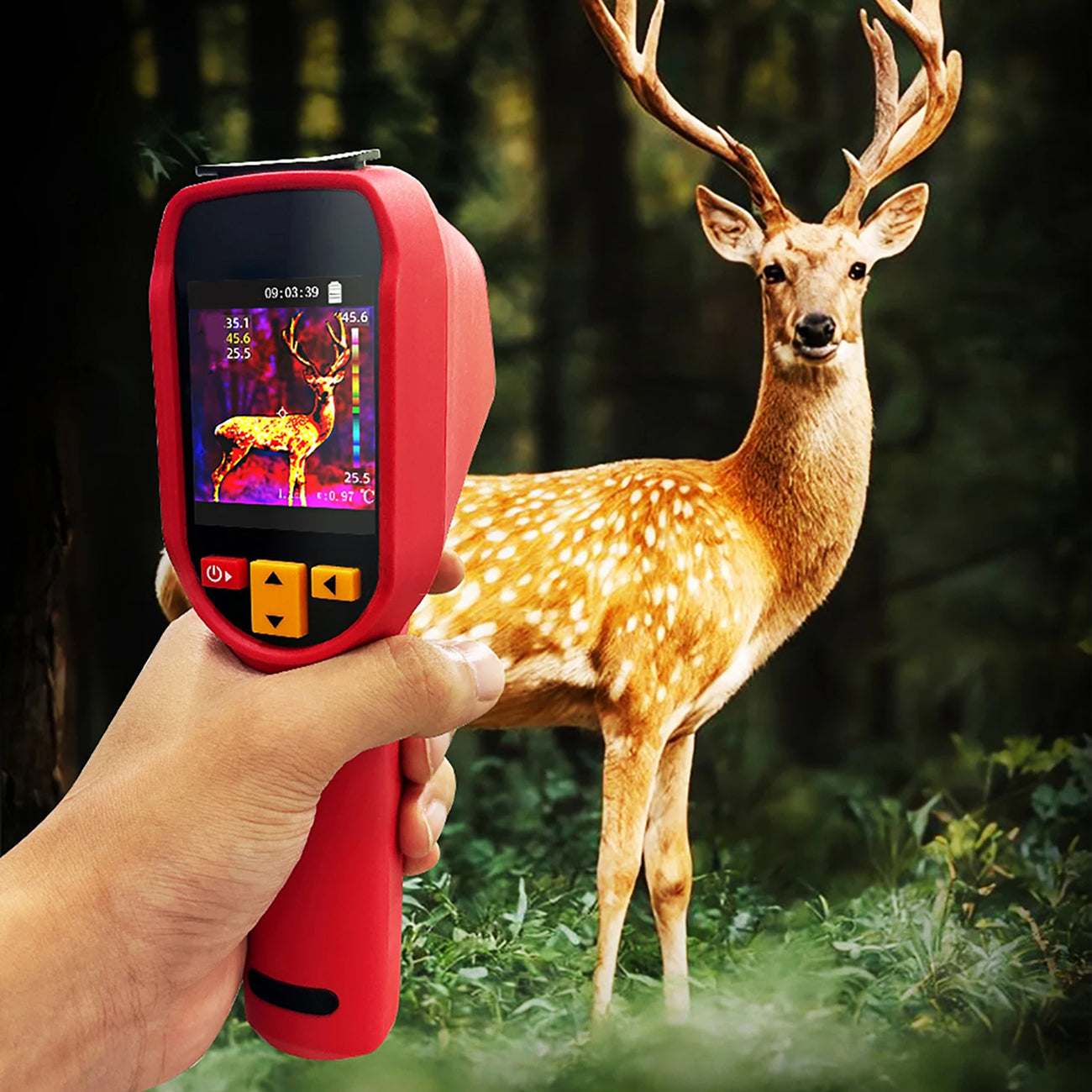 LensFlaro Thermal Imaging Camera 240x240 Resolution with -20°C to 550°C Range, 15 Color Modes and 4GB Storage