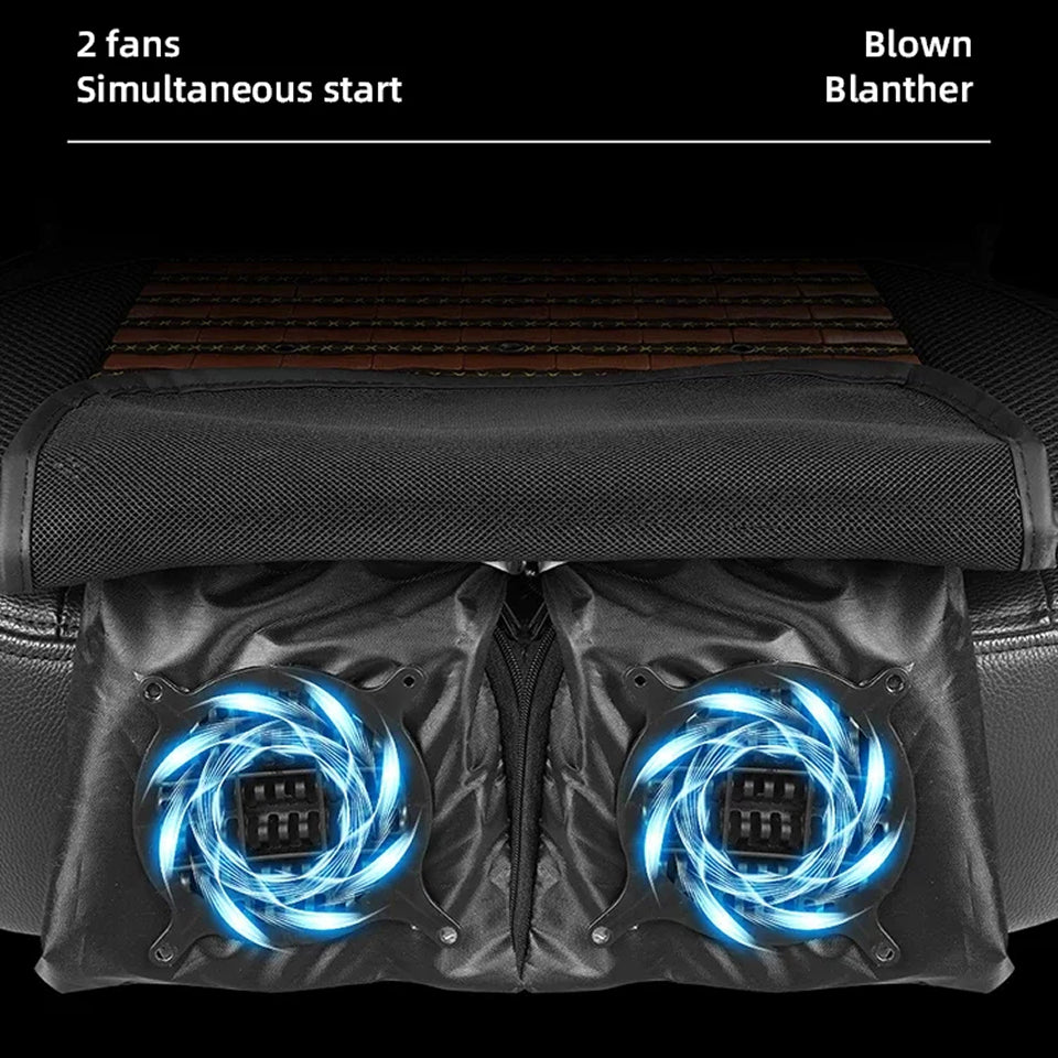 LieEsata Quad-Fan Cooling Car Seat Cushion - 50% OFF