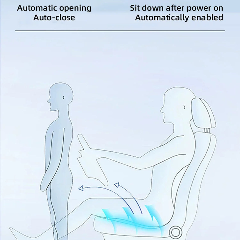 LieEsata Quad-Fan Cooling Car Seat Cushion - 50% OFF