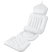 LimiJaxi Full Body Bath Pillow Mat with 192 Suction Cups, 5D Air Mesh, and Lumbar Support