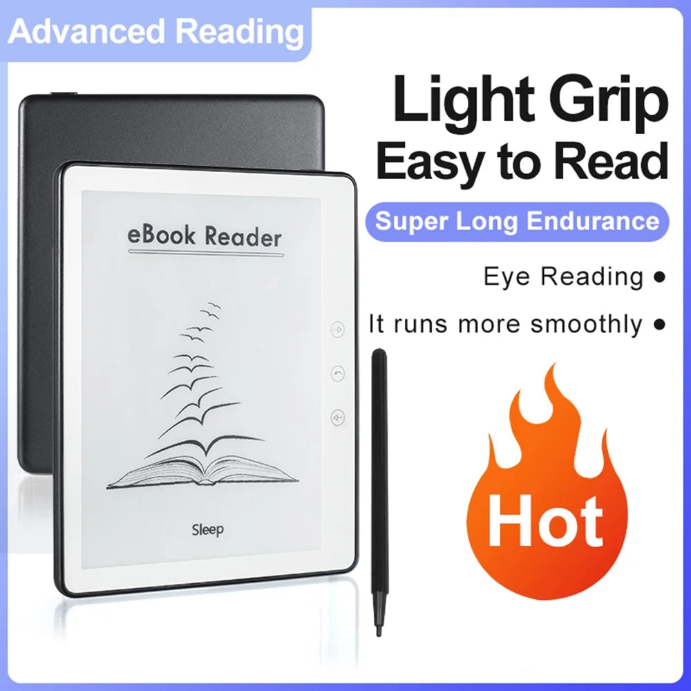 LitraKno Ebook Reader Paper-Like Anti-Glare Display with WiFi, Expandable Storage and Ultra-Long Battery Life
