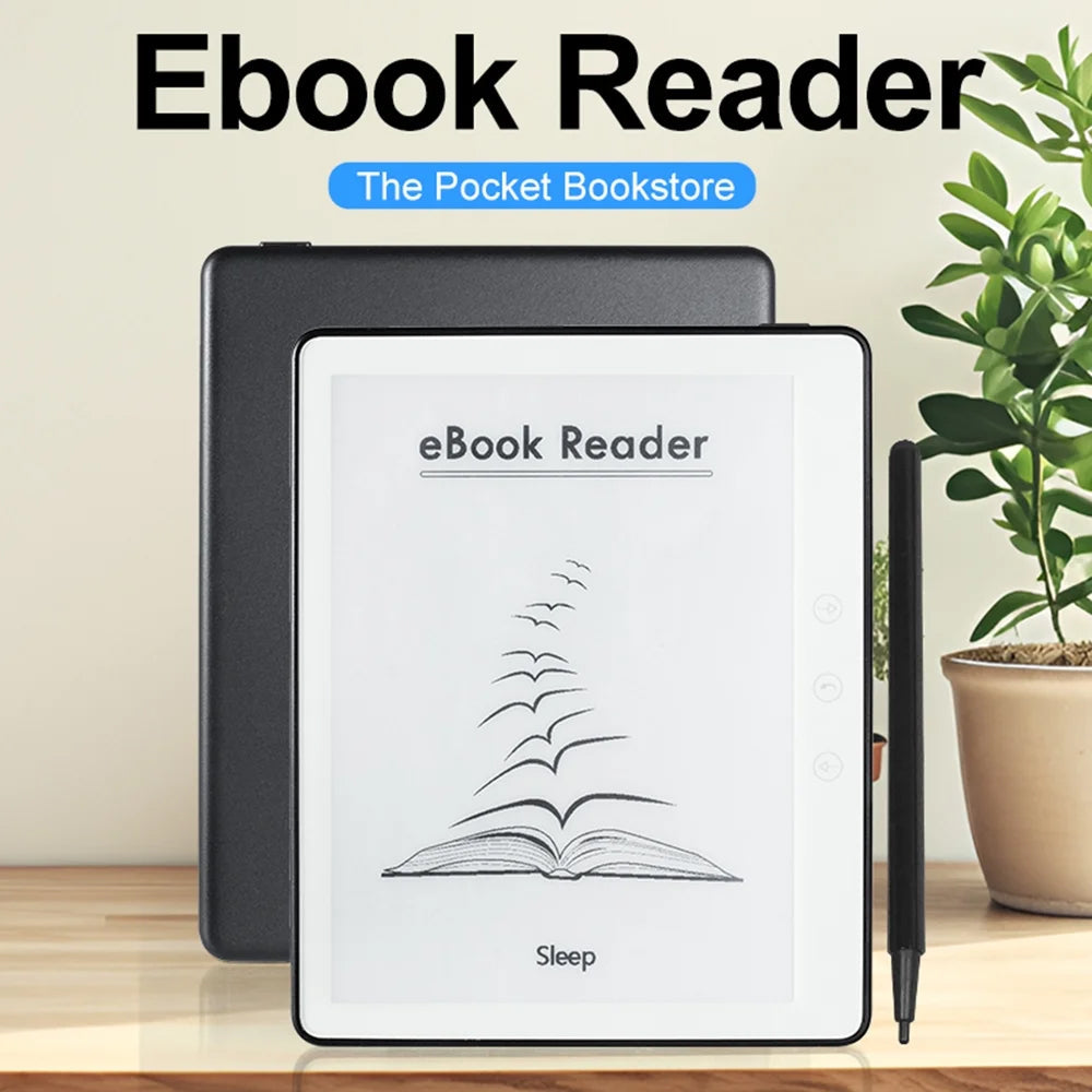 LitraKno Ebook Reader Paper-Like Anti-Glare Display with WiFi, Expandable Storage and Ultra-Long Battery Life
