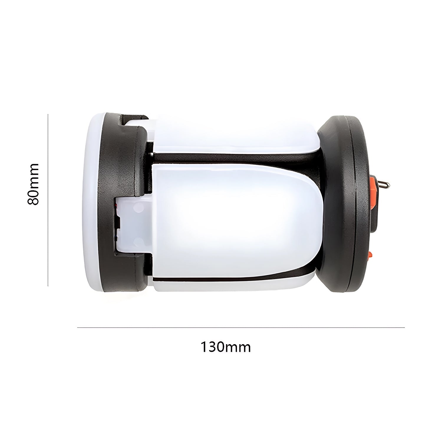 LomiFors Solar & USB Rechargeable Emergency Camping Lantern with Power Bank