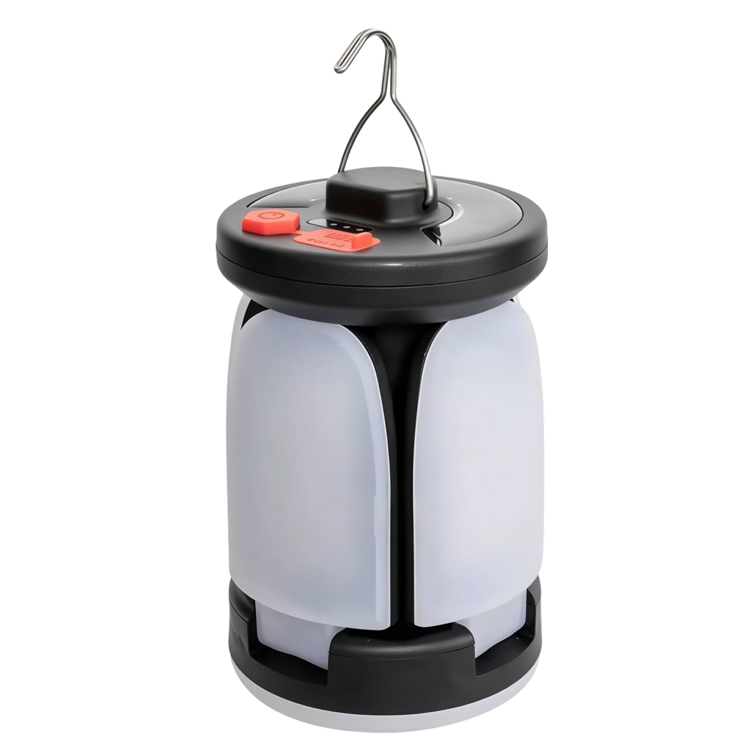 LomiFors Solar & USB Rechargeable Emergency Camping Lantern with Power Bank