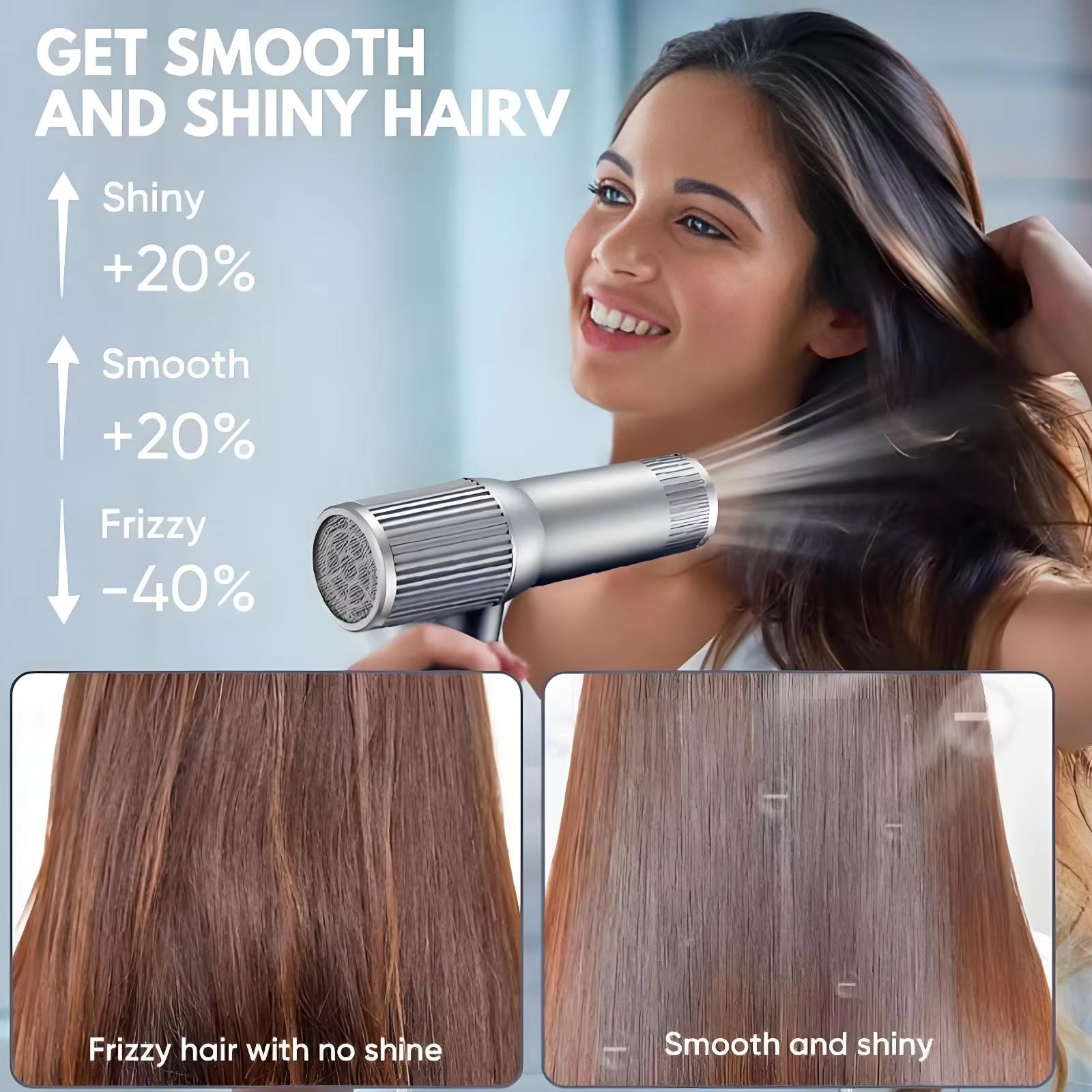 LumeAiro High-Speed Ionic Hair Dryer with Brushless Motor