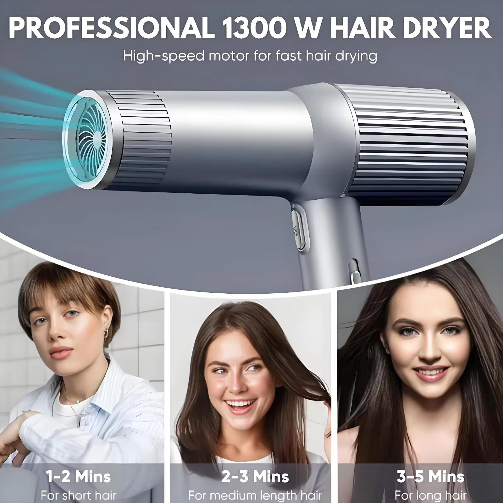 LumeAiro High-Speed Ionic Hair Dryer with Brushless Motor