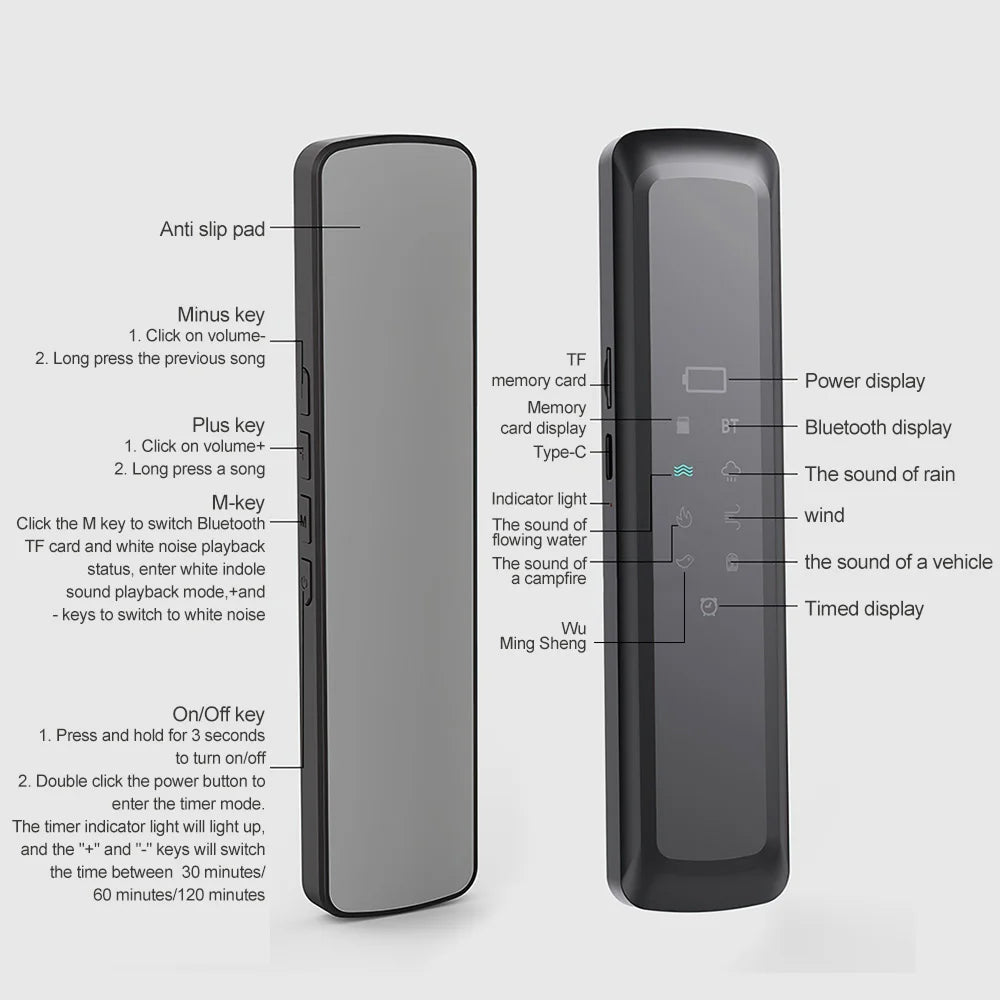 LunaxTone Private Bone Conduction Sleep Speaker for Couples