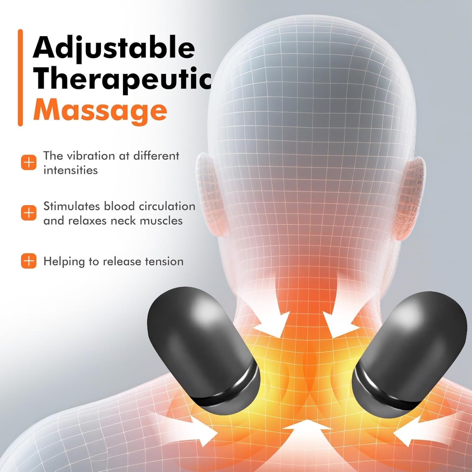 LupiSopix 3-in-1 Neck Massager Pillow for Posture Correction