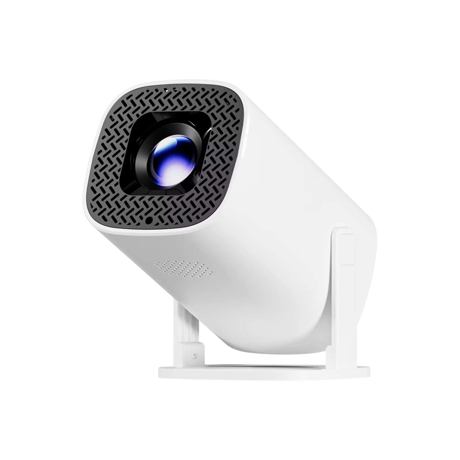 LuxinBeam Android 14.0 Smart Mini Projector with 270° Rotating Gimbal