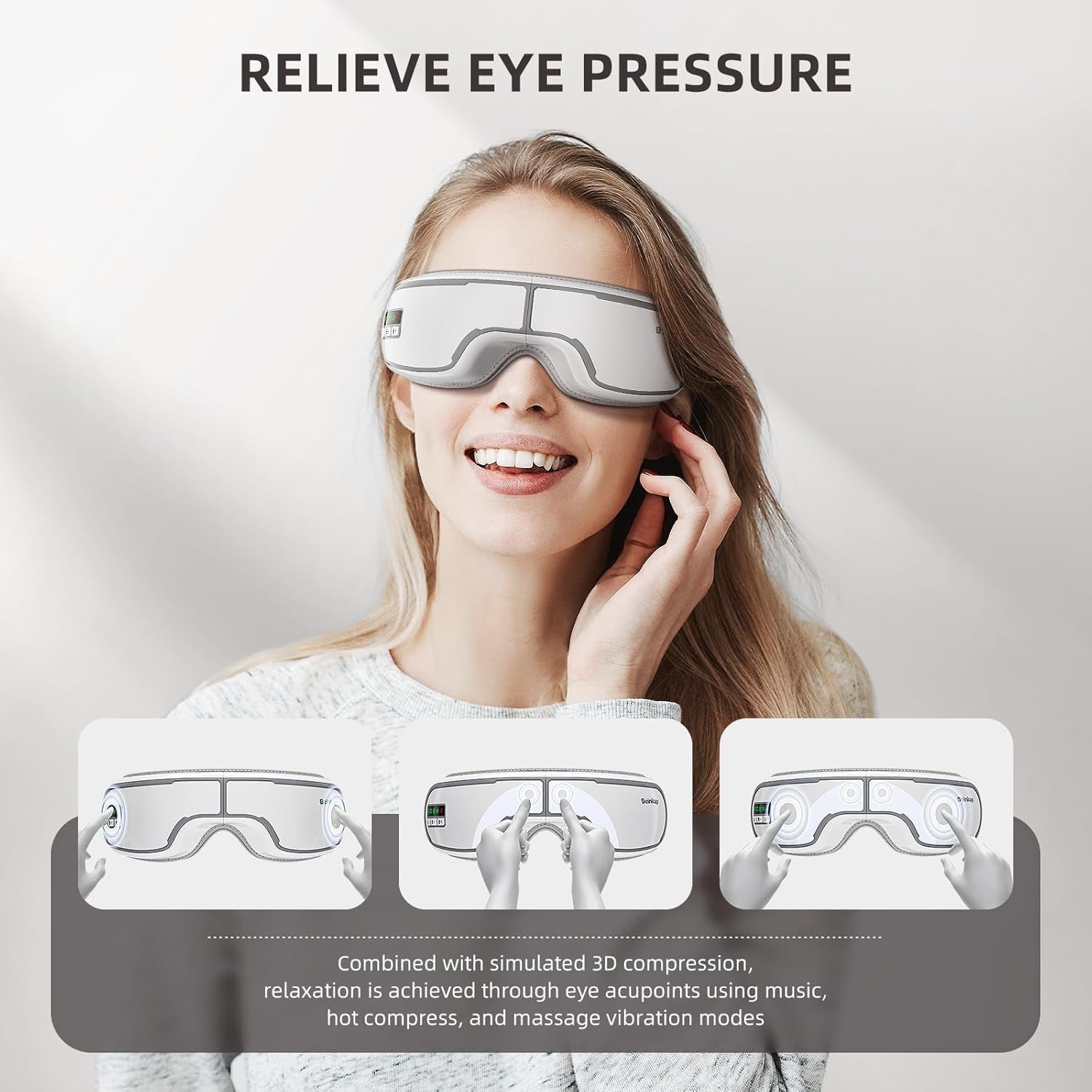 MasaHixiv Heated Eye Mask for Dry Eyes and Migraines