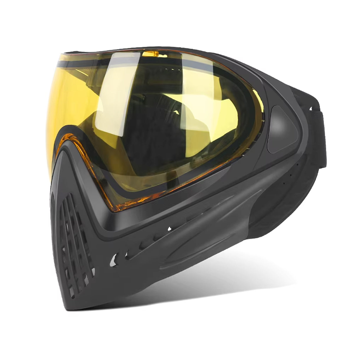 MaskiVax 150° Panoramic Airsoft Mask with 2.5mm Anti-Fog Lens, Soft Silicone Frame and High-Impact Neoprene Protection