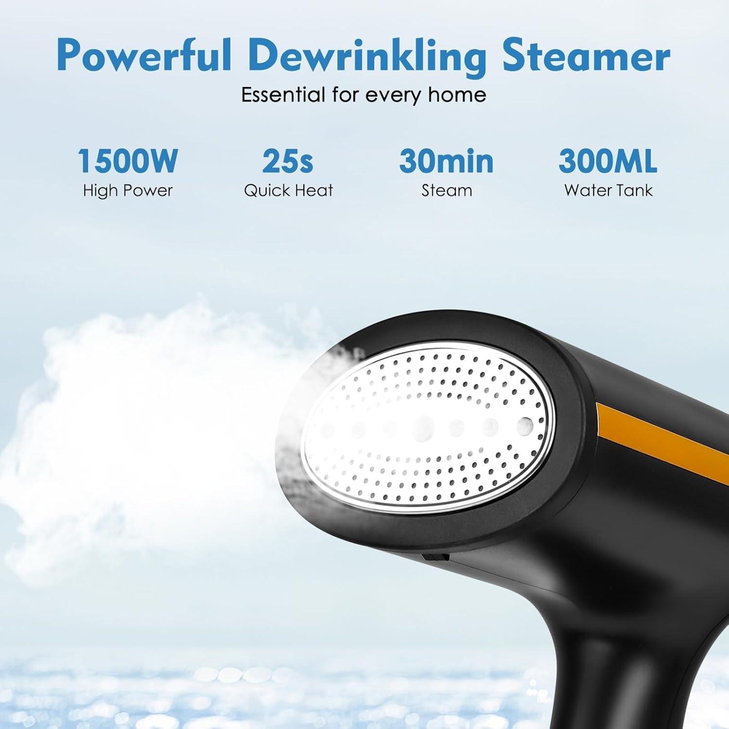 MaxGavic 1500W Handheld Clothes Steamer for Travel & Home