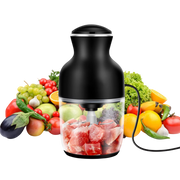MeaviMax Home Meat Grinder 350W 6-Blade Cyclonic System 600ml Stainless Steel Chopper for Meat and Vegetables