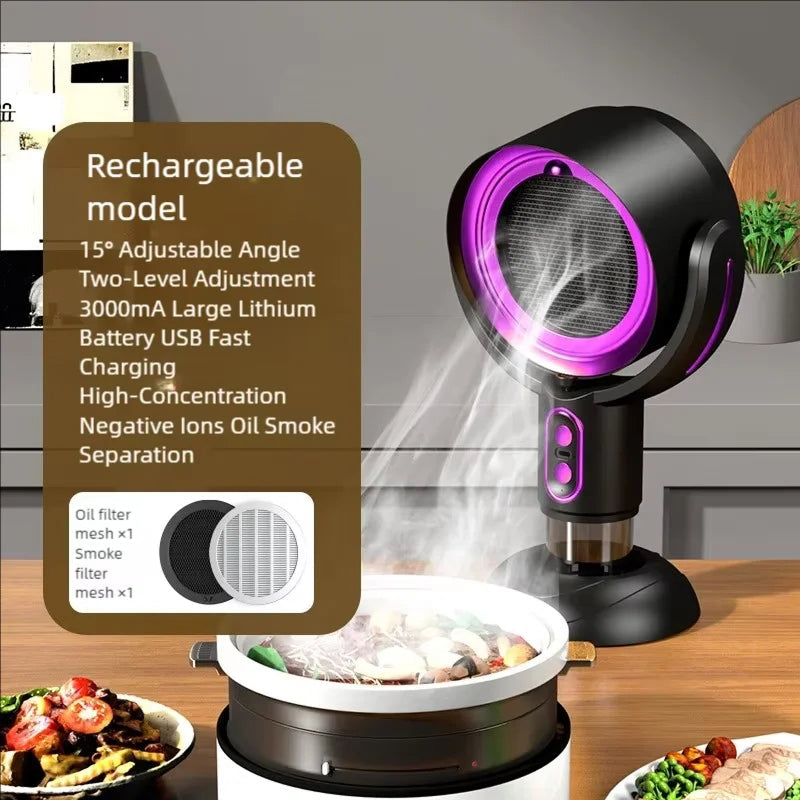 MittPillo Portable Range Hood with Negative Ion Purification