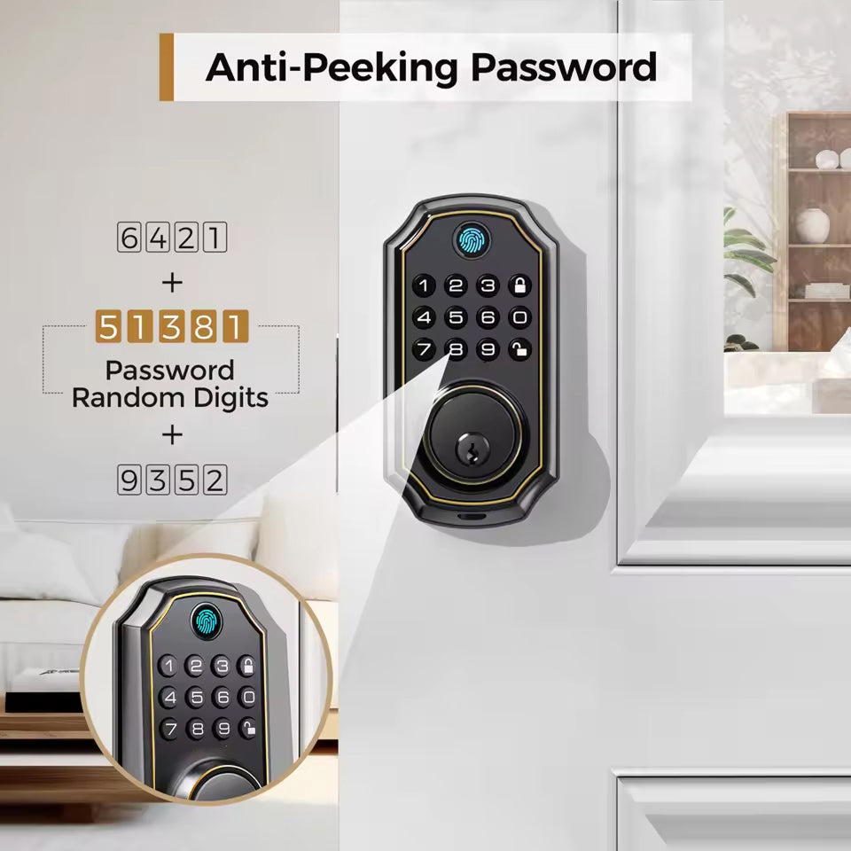MixaLocki 5-in-1 Biometric Smart Deadbolt Lock