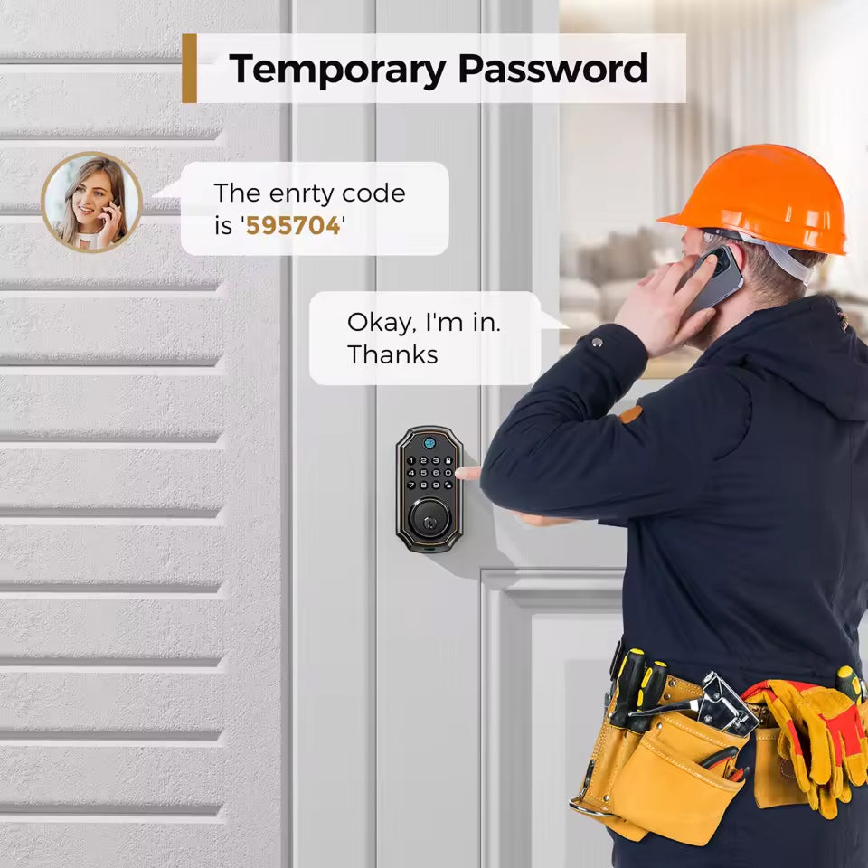 MixaLocki 5-in-1 Biometric Smart Deadbolt Lock