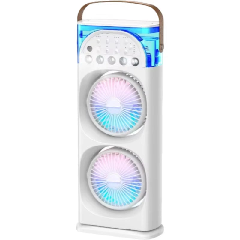 MixanAir Portable Air Conditioner Dual Turbine Mist Fan