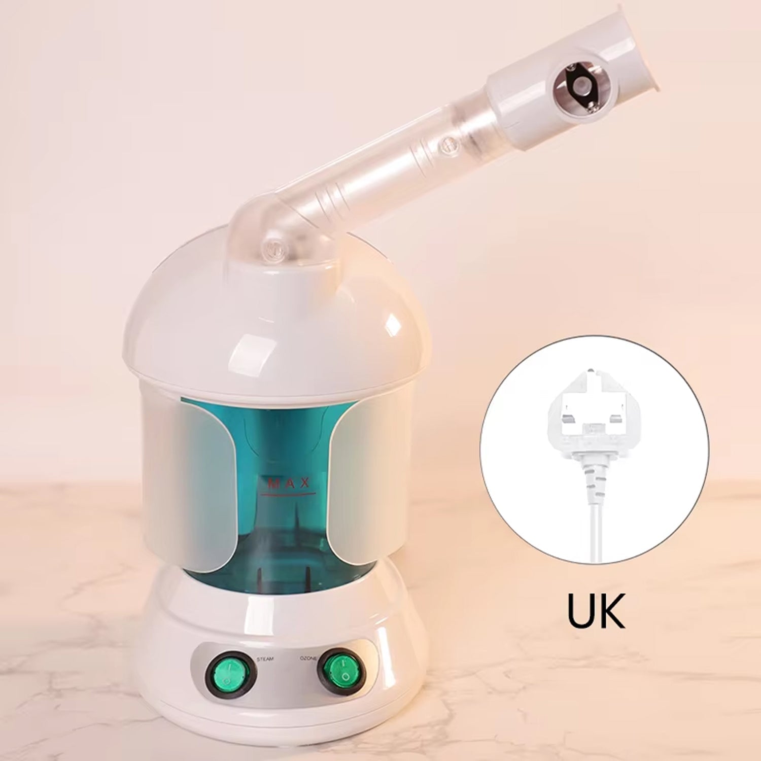 MysToral Nano Ionic Facial Steamer with 360° Rotating Nozzle