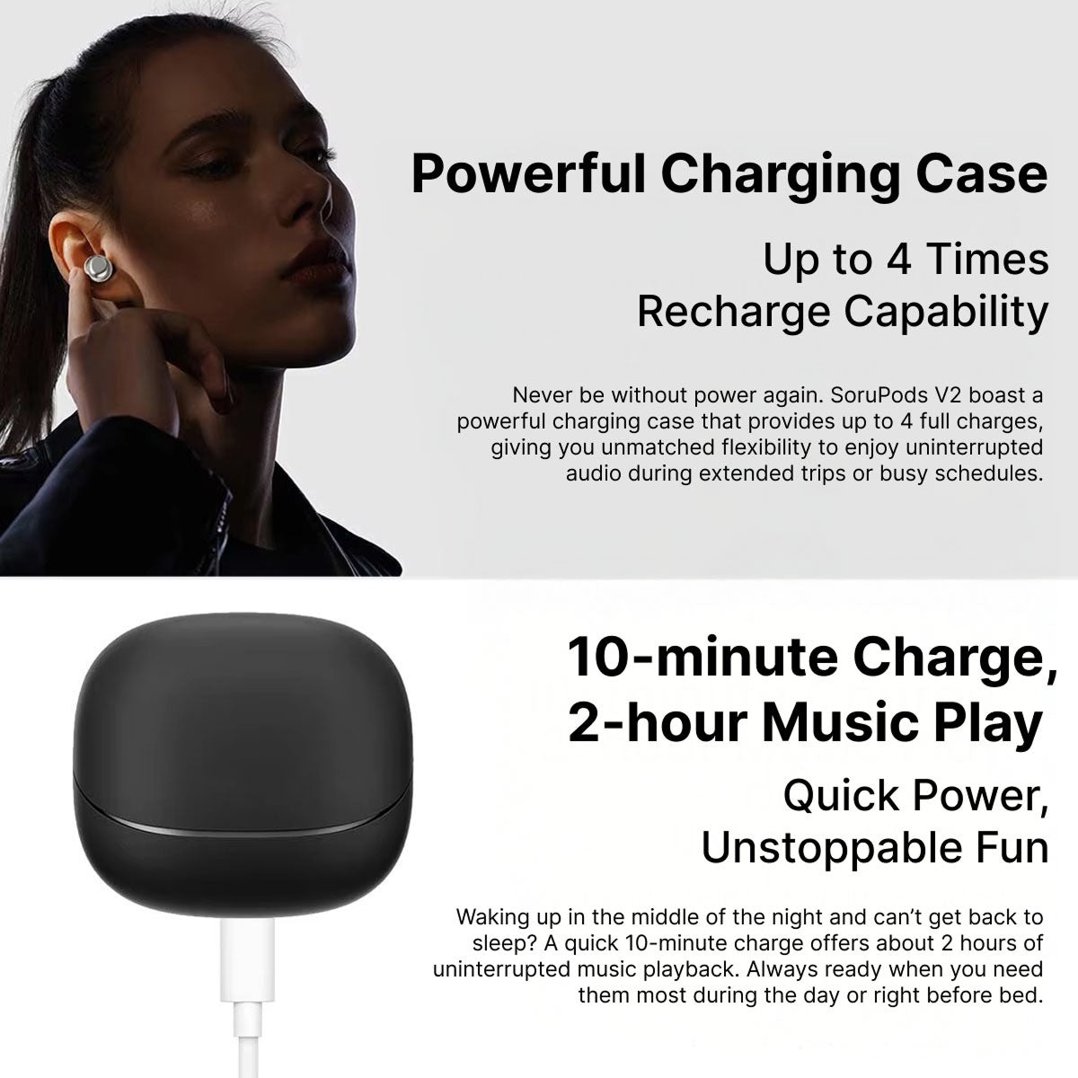 NapBudli Weightless Sleep Earbuds for Side Sleepers