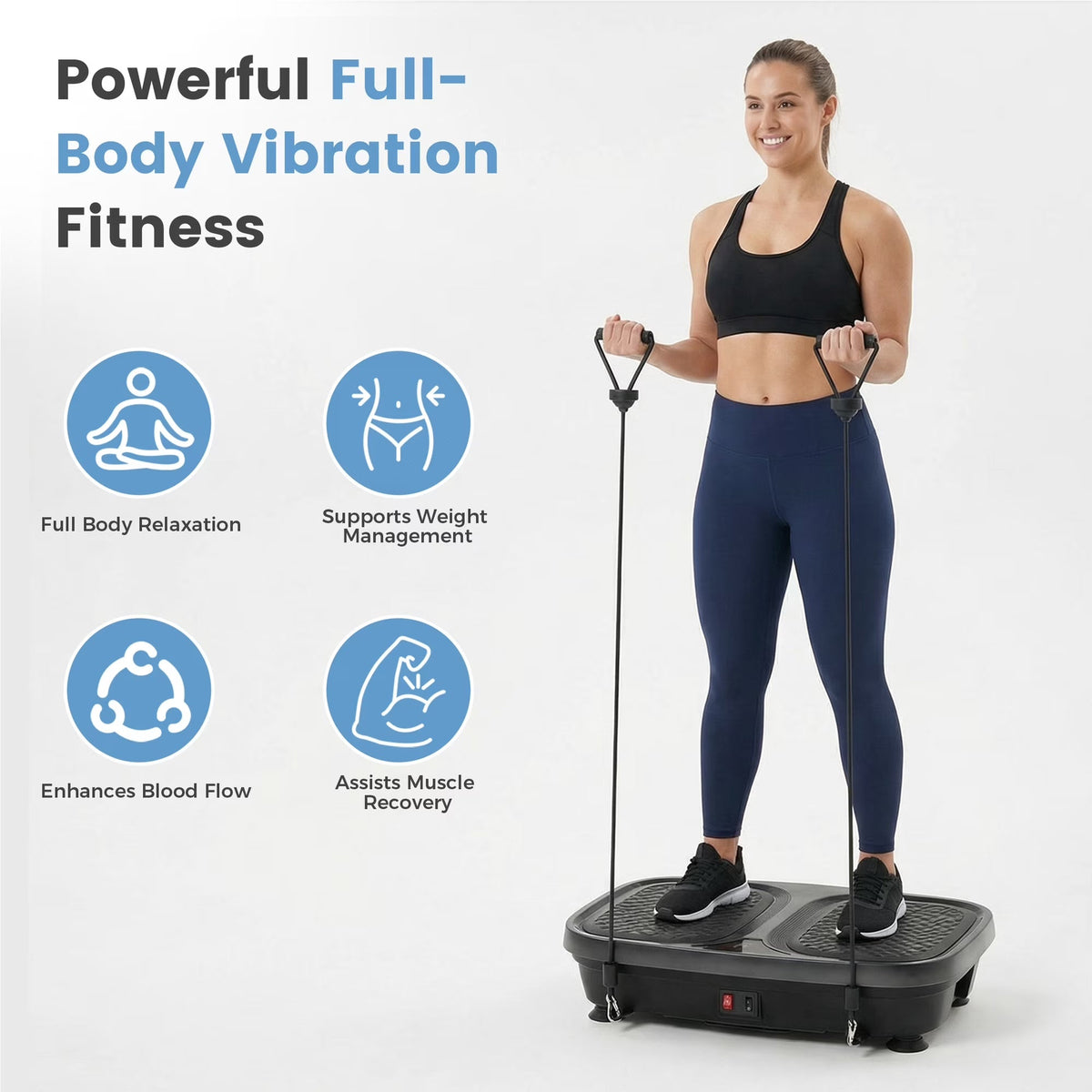 NasSolyn Vibration Plate for Lymphatic Drainage & Weight Loss