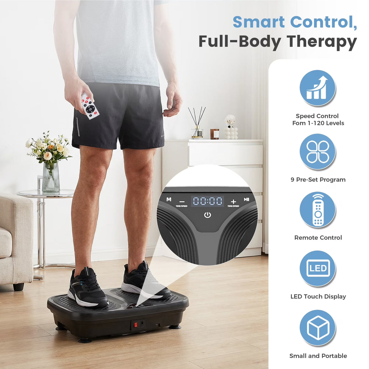 NasSolyn Vibration Plate for Lymphatic Drainage & Weight Loss