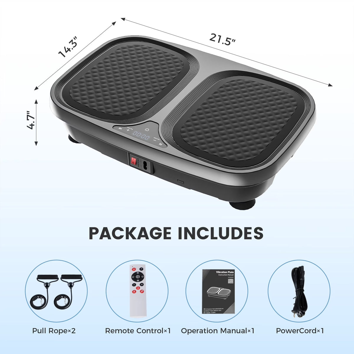 NasSolyn Vibration Plate for Lymphatic Drainage & Weight Loss