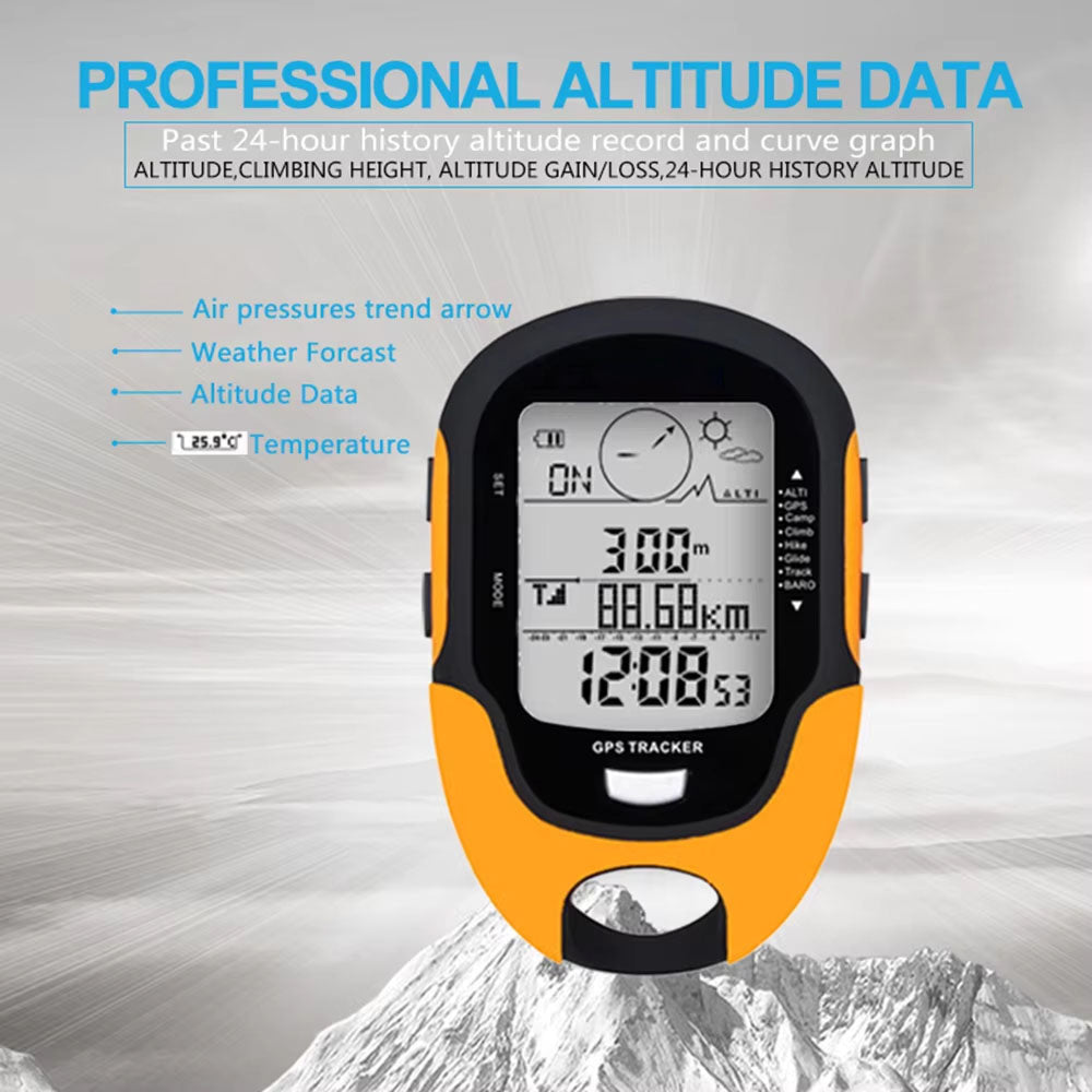 NavieGeo Handheld GPS with Altimeter and Weather Monitoring